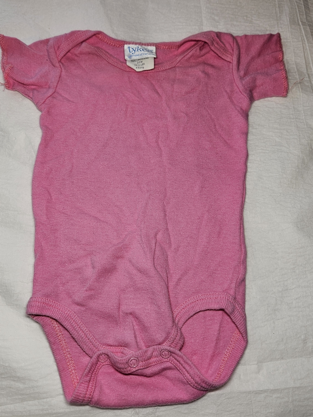Carter's Pink Short-Sleeve Baby Bodysuit